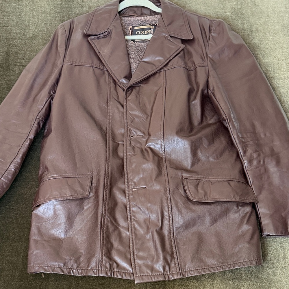 VNTG 70/80’s Leather jacket